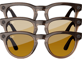 Gafas IA - Ray-Ban Meta, Headliner, Blanco Piedra, Transitions® Transparente, Amarillo Azafrán