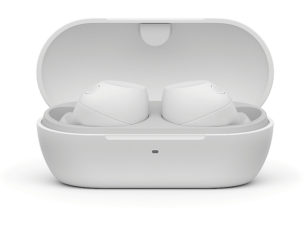 Auriculares True Wireless - Sony WFC710NW, Cancelación de ruido (Noise cancelling), Estuche carga rápida (40h), Inalámbricos, ANC, Bluetooth, Blanco