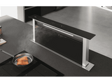 Campana decorativa - Haier I-Design HADD9SS6B, 4 Velocidades, 605 m3/h, Downdraft, 90 cm, Negro