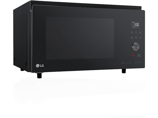 Microondas con horno - LG MJ3965BPS, 39 L, 4 en 1, Grill, Multifunción