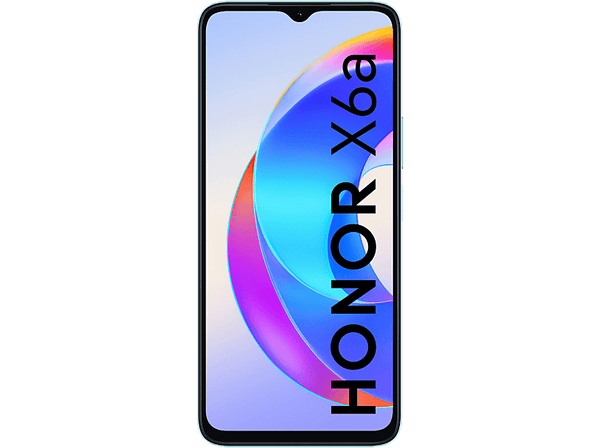Móvil - Honor X6a, Cyan Lake, 128 GB, 4 GB RAM, 6.56 " Mediatek Helio G36, 5200 mAh, Magic UI 7.1 basado en Android 13