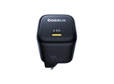 Cargador de pared - Baseus PicoGo GaN, Carga rápida, Tipo C, 45W, Universal, Negro Cosmico
