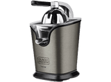 Exprimidor - Black+Decker BXJE100E, 100 W, 2 Conos, Desmontable, Apto lavavajillas, Inox