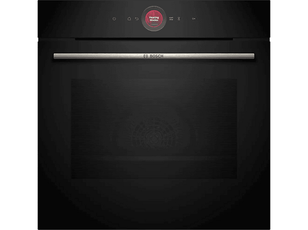 Horno compacto - Bosch HBG774KB1, Serie 8, Multifunción, Pirolítico, 71 l, 54.9 cm, Negro