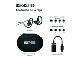 Auriculares gaming - Sony INZONE E9, Aislamiento acústico, Caja de audio USB-C, PC streaming, Cable 1,8 m, Fnatic, Estuche, G900B, Negro
