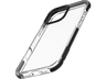 Funda - CellularLine TETRACIPH16PRO, Para Apple iPhone 16 PRO, Material Versaflex™, Transparente