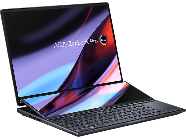 Portátil - ASUS ZenBook Pro 14 Duo OLED UX8402VV-P1025W, 14.5" WQXGA+, Intel® Core™ i7-13700H, 16GB RAM, 512GB SSD, GeForce RTX™ 4060, Windows 11 Home