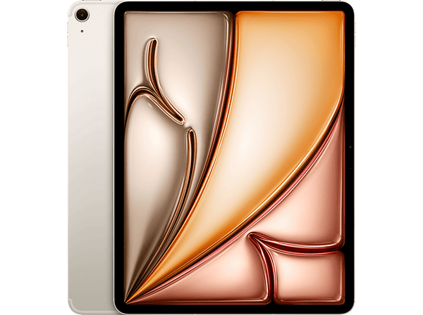 Apple iPad Air (2024), 512 GB, Blanco estrella, 13", WiFi+CELL, Pantalla Liquid Retina, Chip M2, 10GPU