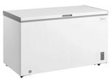 Congelador horizontal - Midea MDRC564FZE01, 418 l, Alto 82.5 cm, Cíclico, Inverter, Control Electrónico, Fast Freezing, Temperatura Ajustable, Blanco