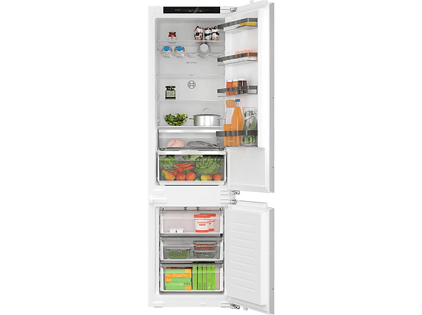 Frigorífico combi integrable - BOSCH KIN96VFD0, No Frost, 194 cm, 290 l, 11% más capacidad, EcoAirflow, Blanco