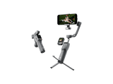 Gimbal - DJI Osmo Mobile 8P Advanced Tracking Combo, Carga máx 300g, 10h Autonomía, Estabilización de Tres Ejes, Gris