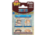 Figura Funko Pop! - Funko Bitty POP One Piece Luffy & Nami, 2.2 cm, Vinilo