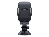 Soporte de móvil para coche - Baseus Go UltraControl, Universal, Sistema de ventosa ultrapotente, Ajustable, Rotación 360º,  Negro Cluster