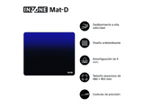 Alfombrillas gaming - Sony INZONE Mat-D, Fnatic, Deslizamiento de alta velocidad para FPS, Antideslizante, Grosor 4mm, 480 x 400 mm, PC, D700, Negro