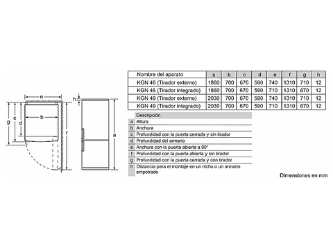 Frigorífico combi - Bosch KGN493IDA, Serie 4, Total No Frost, 203 cm, 438 l, VitaFresh, Acero antihuellas