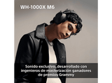 Auriculares inalámbricos - Sony WH-1000XM6, Cancelación ruido, 30h Autonomía, Hi-Res, Carga Rápida, Cómodo, Plegable, iOS/Android, Rosa