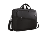 Maletín para portátil - Case Logic Propel, 16, Poliéster y espuma PE, Bolsillo para tablets hasta 12, Negro