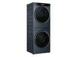 Lavadora secadora - Haier CLC108GNU1, Torre de lavado 10 kg+8 kg, 1400 rpm, Autodosificación, Direct Motion, Antracita