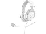 Auriculares gaming - ISY IGH 2000-WT, Compatible con multiplataformas, Con cable, Con micrófono desmontable, Blanco