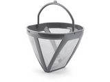 Cafetera de goteo - Smeg DCF02CREU, 50's Style, 1050 W, 10 tazas, 1.4 l, 8 funciones, Filtro permanente, Crema