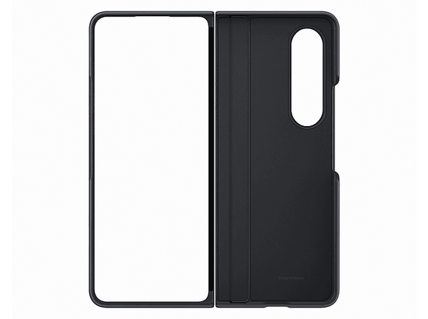 Funda móvil - Samsung, Para Galaxy Z Fold4, Con soporte, Negro