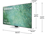 TV Neo QLED 85 - SAMSUNG TQ85QN85CATXXC, Neo QLED 4K, Neural Quantum Processor 4K, Smart TV, DVB-T2 (H.265), Bright Silver
