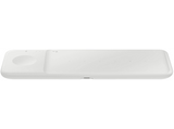 Cargador inalámbrico - Samsung Wireless Charger Trio, Para dispositivos Samsung/ Apple, USB-C, Blanco
