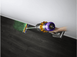 Aspirador escoba - Dyson v15 Detect Absolute, 240 W, 60 min, Pantalla LCD, Inalámbrico, 3 Modos, Tecnología Láser, Sensor Suciedad, Níquel