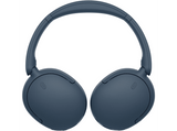 Auriculares inalámbricos - Sony WH-CH735NL, Noise Cancelling, 75h, Carga Rápida, Plegable, Bluetooth, Llamadas nítidas con IA, Azul