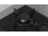 Placa de gas - Balay 3ETG676RB, 5 zonas, 28 cm zona grande, Gas butano, 75.2 cm, Negro