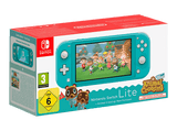 Consola - Nintendo Switch Lite, Portátil, Turquesa + Juego Animal Crossing: New Horizons (*Descarga asociada al numero de serie)