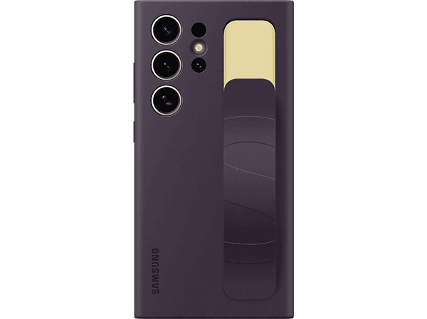 Funda - Samsung, Para Galaxy S24 Ultra, Con soporte, Resistente a golpes y rayones, Morado