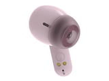 Auriculares True Wireless - Vieta Done 5, Autonomía 25 h, Cancelación activa de ruido ANC, Bluetooth, Rosa