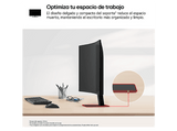 Monitor - LG 27U421A-B, 27 Full-HD, 100 Hz, 5 ms, VA curvo 1500R, HDMI, USB-C, Black Stabilizer, Negro mate