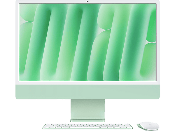 Apple iMac (2024) 24" Retina 4.5K, Chip M4, CPU de 8 núcleos, GPU de 8 núcleos, 16GB de RAM, 256 GB de SSD, Verde