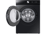 Lavadora secadora - Samsung WD90DB8B85GBU3, 9kg, 6 kg, QuickDrive™, AI EcoBubble™, Negro