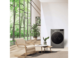 Lavadora secadora - LG F4DR7011AGS, 11kg / 6kg, 1400 rpm, 14 programas, AI Direct Drive ™, Steam™, Inox antihuellas