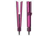 Plancha Secador - Taurus Slimlook Duo, 1200 W, 4 temperaturas, 2 velocidades, Iónico, Pantalla LCD, Cabello húmedo y seco, Autolimpieza, Fucsia