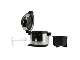 Olla eléctrica - Ninja SmartLid OL650EU, 1760 W, 12 Funciones,  Acero inoxidable/Negro