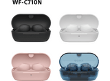 Auriculares True Wireless - Sony WFC710NP, Cancelación de ruido (Noise cancelling), Estuche carga rápida (40h), Inalámbricos, ANC, Bluetooth, Rosa