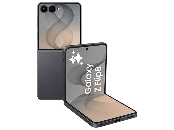 Móvil - Samsung Galaxy Z Flip8, Grafito, 512 GB, 12 GB RAM, 6.9" Dynamic AMOLED 2X , Exynos 2600, 4300 mAh, Android 17
