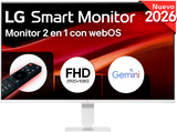 Monitor - LG 32U501SB-W, 32  Full-HD, 120 Hz, 5 ms, Altavoces integrados, Blanco