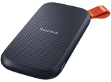 Disco duro SSD externo 480GB - SanDisk Portable SSD, Portátil, USB 3.2 Gen 2, Lectura de hasta 520 MB/s, Gancho de goma, Gris