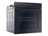 Horno - HAIER H6 ID46G3SYTB, Multifunción, Sistema de limpieza integrado Pirolítico + Hidrolítico, 27 funciones, 78 l, Negro
