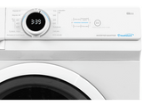 Lavadora carga frontal - Midea MF100W80BA/W-ES, 8 kg, 1400 rpm, 15 Programas, 72dB(A), 47.5 cm Profundidad, Blanco