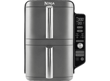 Freidora de aire - Ninja SL400EU, 2470 W, 9.5 l, 6 Programas, 4 Niveles Independientes para Cocinar, Gris