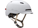 Casco - Livall C20, Para patinete y Bici, Casco Conectado, SOS, Luz de Freno, Luz Trasera, Talla L, 56-61 cm, Blanco
