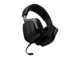Auriculares gaming - Corsair VOID Max WIRELESS v2, Autonomía de 70 h, Tecnología SoundID, Ligero, Audio espacial DolbyAtmos inmersivo, Carbón