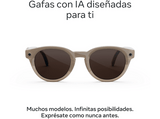 Gafas IA - Meta Nova, Arenisca, Lentes en chocolate, Gafas con IA y cámara, Talla Estándar, Unisex
