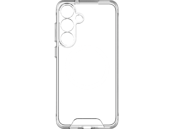 Funda móvil - ISY ISC-1126 MagISY, Para Samsung Galaxy S25+, Anillo magnético, Transparente